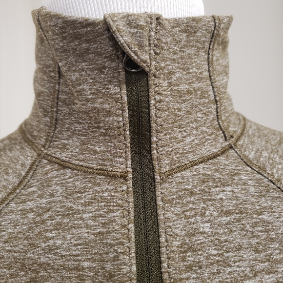 Lululemon Rush Hour 1/2 Zip Size 8 Military Green - Picture 4 of 7
